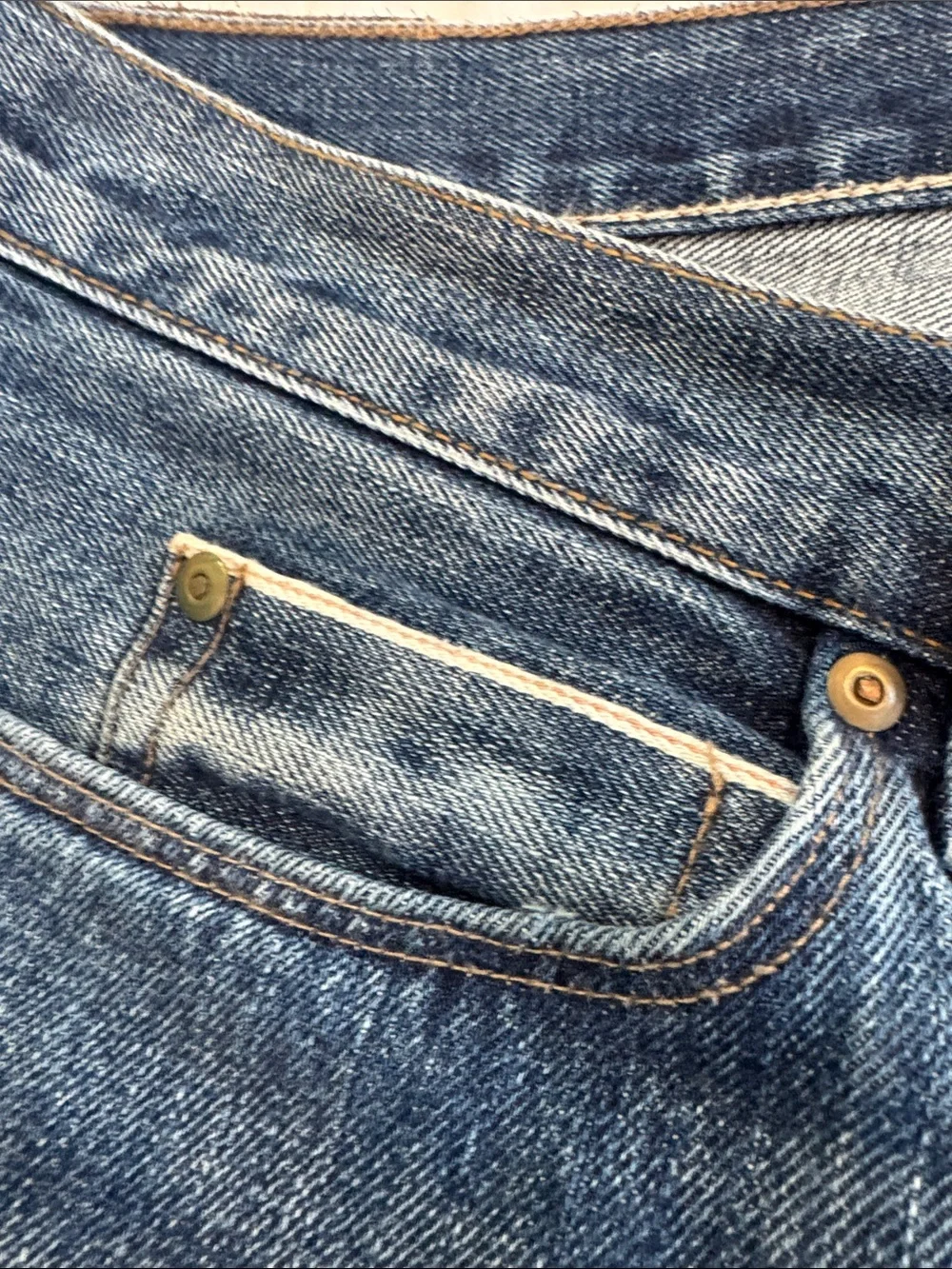 J. Crew Slim Straight Men's Jeans in Medium Blue Wash,Style 484,36 X32